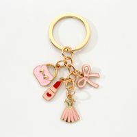 Simple Style Bow Knot Alloy Keychain sku image 1