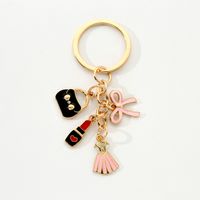 Simple Style Bow Knot Alloy Keychain sku image 2