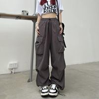 Women's Daily Street Casual Solid Color Full Length Cargo Pants main image 1