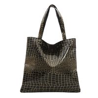 Women's Vintage Style Classic Style Solid Color Crocodile Pu Leather Shopping Bags sku image 4
