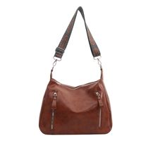 Women's Classic Style Solid Color Pu Leather Shopping Bags sku image 1