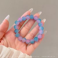 Estilo Simple Estilo Clásico Ronda Arílico Vidrio Con Cuentas Mujeres Pulsera sku image 7