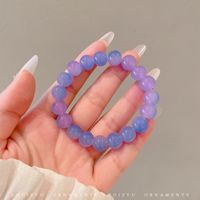 Estilo Simple Estilo Clásico Ronda Arílico Vidrio Con Cuentas Mujeres Pulsera sku image 13