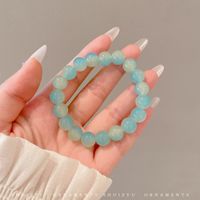 Estilo Simple Estilo Clásico Ronda Arílico Vidrio Con Cuentas Mujeres Pulsera sku image 11