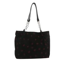 Women's Cute Basic Strawberry Canvas Shopping Bags sku image 3