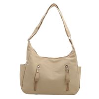 Women's Basic Classic Style Solid Color Canvas Shopping Bags sku image 1