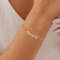 Sterling Silver Simple Style Classic Style Braid Solid Color Drawstring Bracelets main image 4