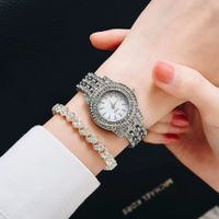 Elegant Luxurious Color Block Folding Buckle Quartz Women's Watches main image 3