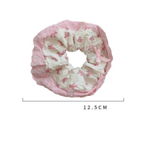 Women's Sweet Bow Knot Cloth Lace Printing Hair Tie main image 2