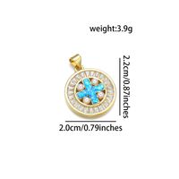 1 Piece 20*22MM 21 * 24mm 22*31mm Copper Pearl Zircon 18K Gold Plated Cross Polished Pendant sku image 7