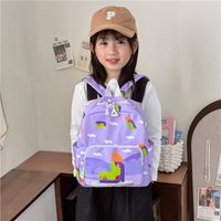 Anti-theft Geometric Casual Kids Backpack main image 5