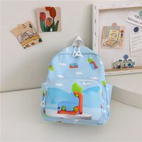 Anti-theft Geometric Casual Kids Backpack sku image 2