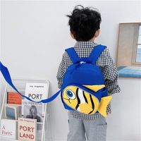 Unisex Canvas Polyester Cartoon Cute Square Zipper Functional Backpack main image 4