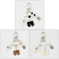 Simple Style Color Block Alloy Printing Keychain main image 5
