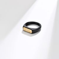 Simple Style Geometric 304 Stainless Steel 18K Gold Plated Rings In Bulk main image 3