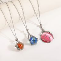 304 Stainless Steel Simple Style Plating Geometric Pendant Necklace main image 3