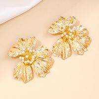 1 Pair Simple Style Classic Style Flower Zinc Alloy Ear Studs main image 3