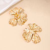 1 Pair Simple Style Classic Style Flower Zinc Alloy Ear Studs main image 4