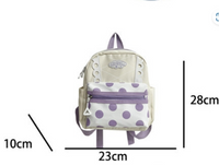 Waterproof Anti-theft Polka Dots Lace School Kids Backpack main image 2
