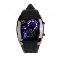 Casual Simple Style Solid Color Electronic Men's Watches sku image 1