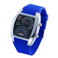 Casual Simple Style Solid Color Electronic Men's Watches sku image 2