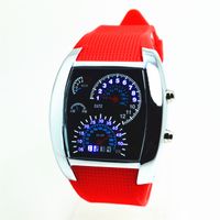 Lässig Einfacher Stil Einfarbig Elektronisch Männer Uhren sku image 4