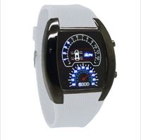 Simple Style Solid Color Buckle Electronic Men's Watches sku image 8