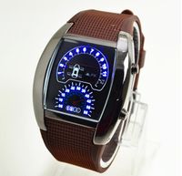 Simple Style Solid Color Buckle Electronic Men's Watches sku image 7