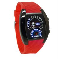 Simple Style Solid Color Buckle Electronic Men's Watches sku image 9
