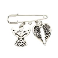 Simple Style Wings Alloy Plating Men's Brooches main image 3