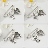Simple Style Wings Alloy Plating Men's Brooches main image 1