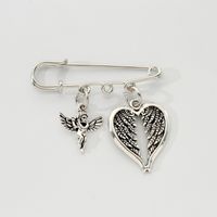 Simple Style Wings Alloy Plating Men's Brooches sku image 3