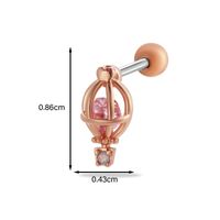 1 Stück Ohrknorpelringe &Stecker Einfacher Stil Klassischer Stil Herzform Schmetterling Kupfer Inlay Zirkon Ohrknorpelringe &Stecker sku image 9