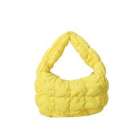 Women's Small Nylon Solid Color Basic Zipper Cloud Shape Bag sku image 2
