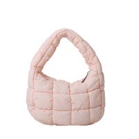 Women's Small Nylon Solid Color Basic Zipper Cloud Shape Bag sku image 6