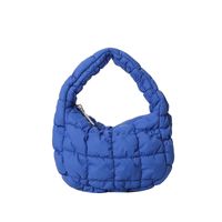 Women's Small Nylon Solid Color Basic Zipper Cloud Shape Bag sku image 5