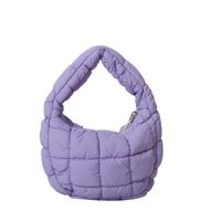 Women's Small Nylon Solid Color Basic Zipper Cloud Shape Bag sku image 10