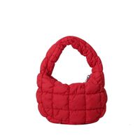 Women's Small Nylon Solid Color Basic Zipper Cloud Shape Bag sku image 11