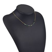304 Stainless Steel Casual Simple Style Beaded Geometric Necklace sku image 17