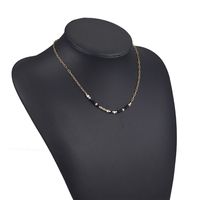 304 Stainless Steel Casual Simple Style Beaded Geometric Necklace sku image 18