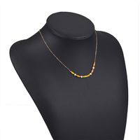 304 Stainless Steel Casual Simple Style Beaded Geometric Necklace sku image 6