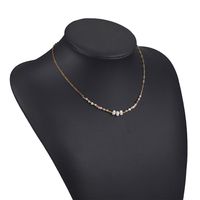 304 Stainless Steel Casual Simple Style Beaded Geometric Necklace sku image 12