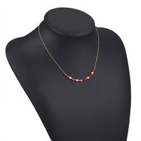 Edelstahl 304 Lässig Einfacher Stil Perlen Geometrisch Halskette sku image 8