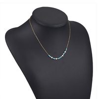 304 Stainless Steel Casual Simple Style Beaded Geometric Necklace sku image 9