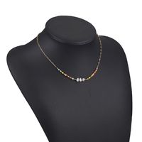 Edelstahl 304 Lässig Einfacher Stil Perlen Geometrisch Halskette sku image 14