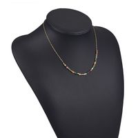 304 Stainless Steel Casual Simple Style Beaded Geometric Necklace sku image 24