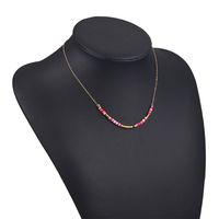 304 Stainless Steel Casual Simple Style Beaded Geometric Necklace sku image 4