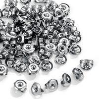 1 Piece Diameter 6 Mm 304 Stainless Steel Solid Color Polished Ear Nuts main image 1