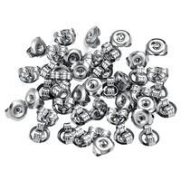 1 Piece Diameter 6 Mm 304 Stainless Steel Solid Color Polished Ear Nuts main image 2