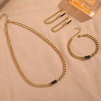 Elegant Vintage Style Lady Square Artificial Crystal Artificial Diamond Alloy Wholesale Jewelry Set main image 9